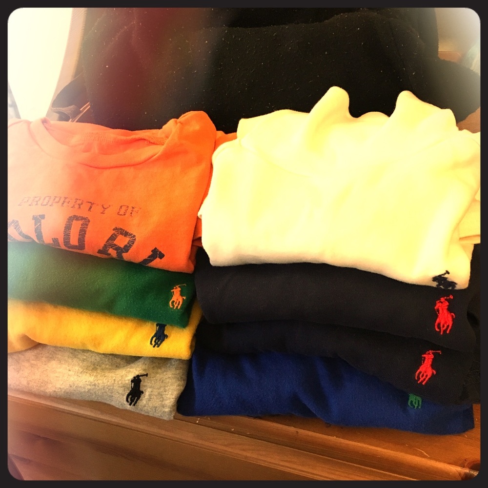 Eight long sleeve Polo t's - make an offer!