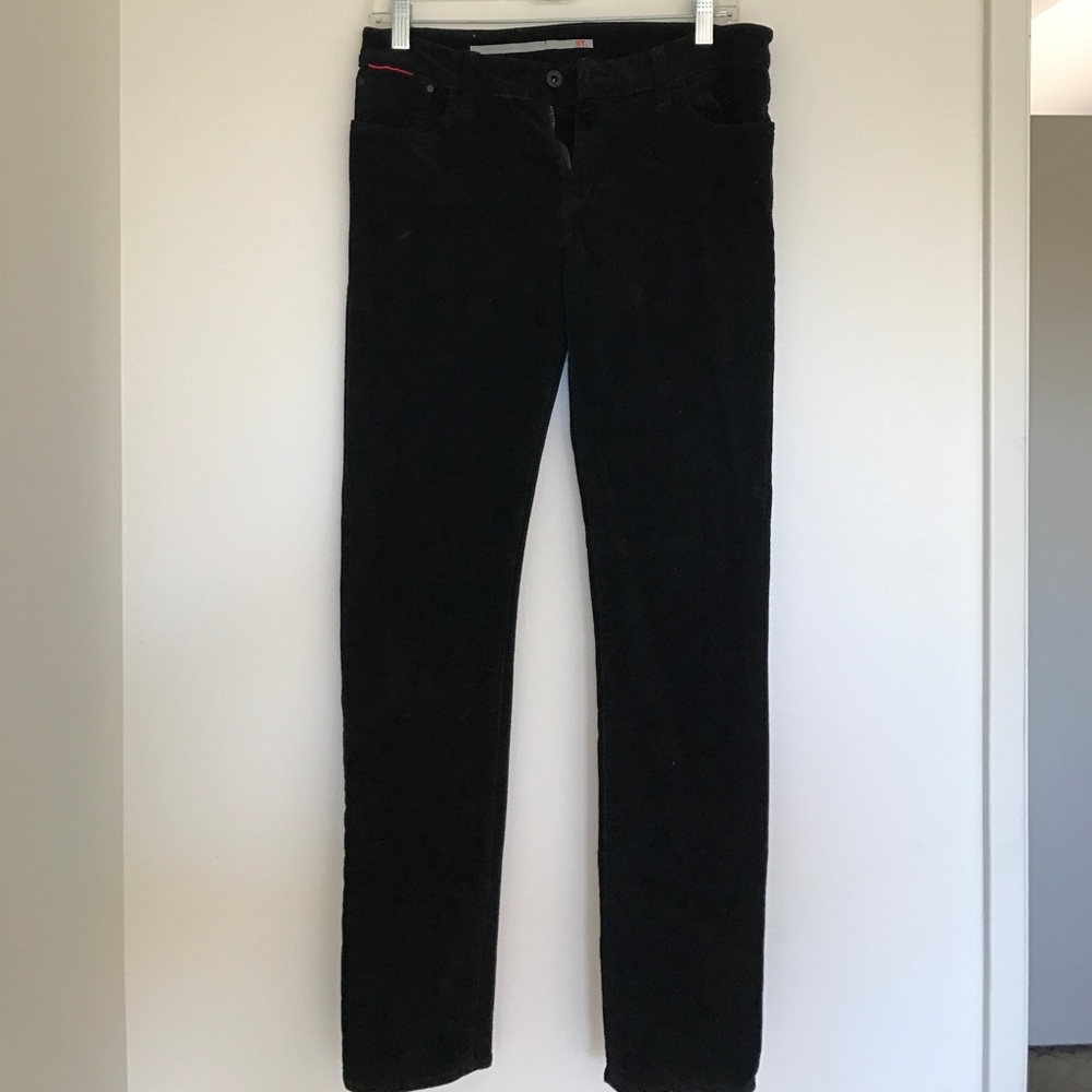 Black Skinny Corduroy Pants Size 29