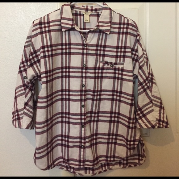 Forever 21 Plaid Shirt - Picture 3 of 4