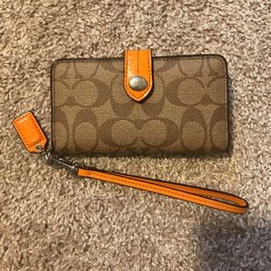 Coach wristlet/wallet