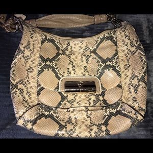 Coach Kristen Python Hobo / Crossbody