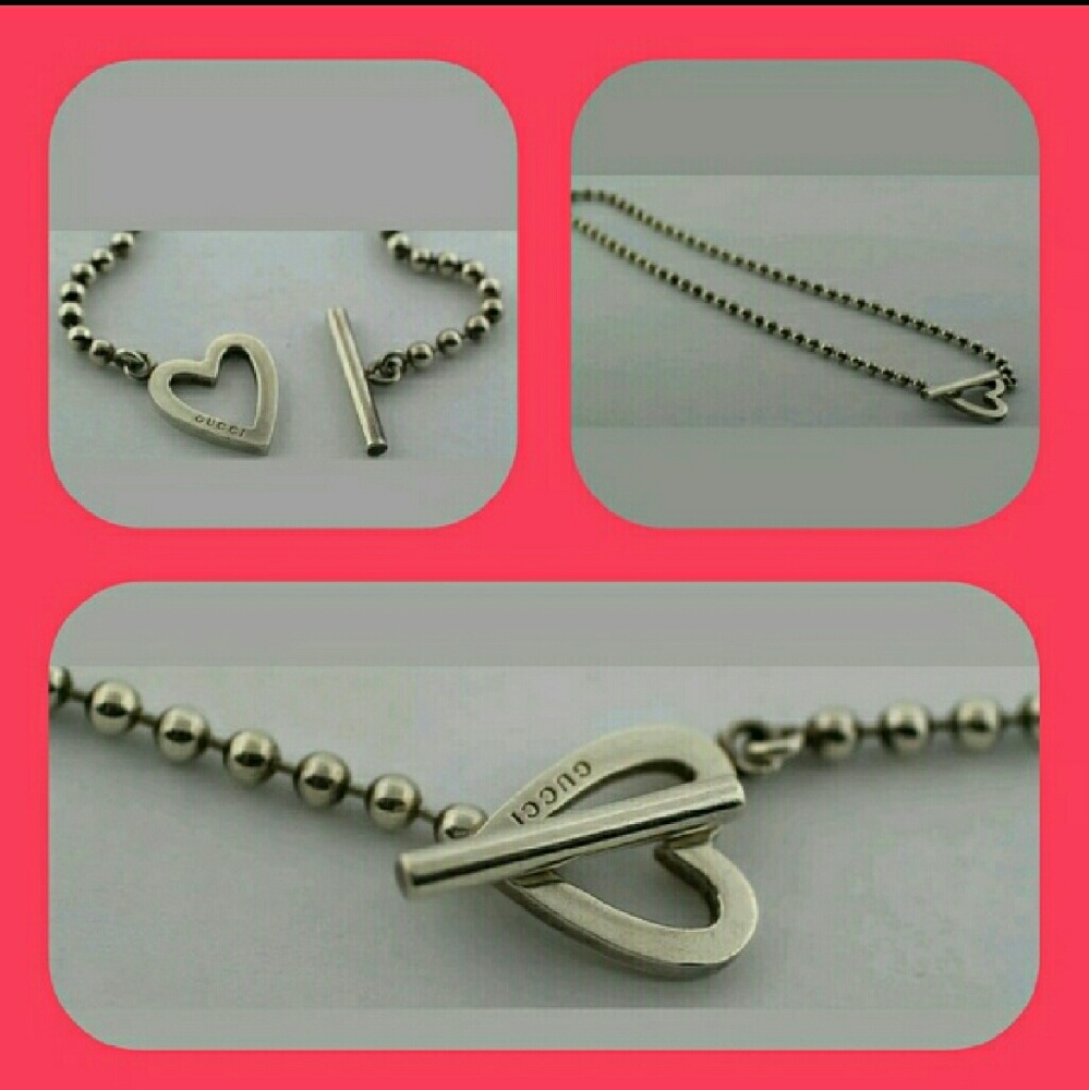 Gucci Heart Toggle Choker 🖍free shipping