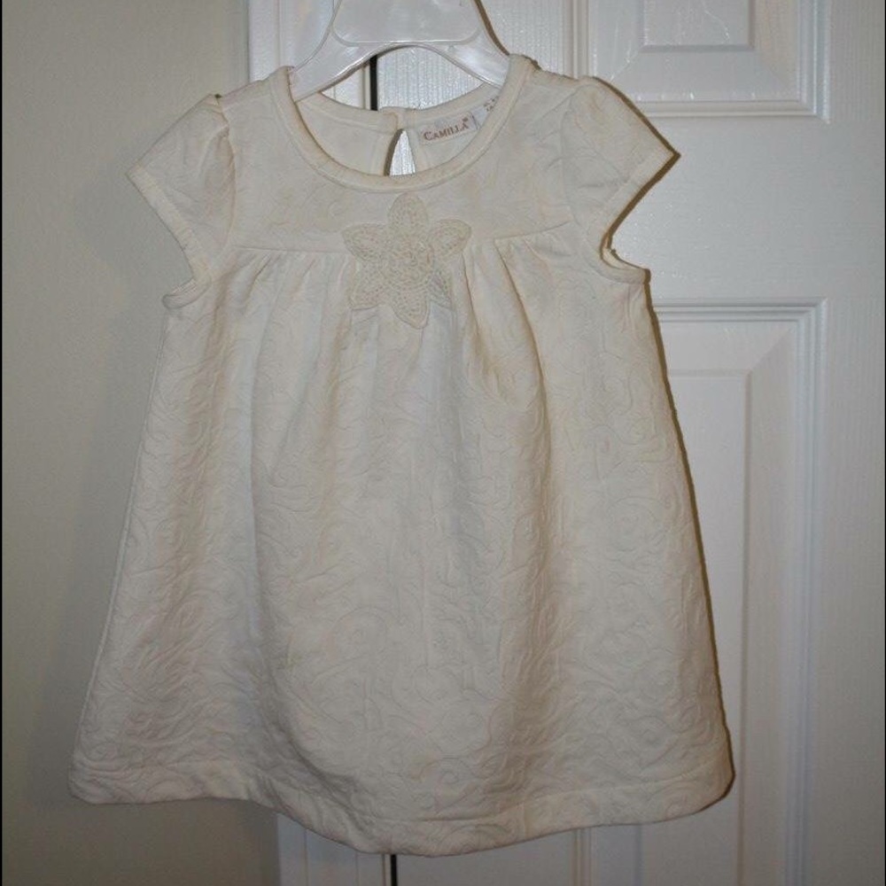 baby girl beige dress