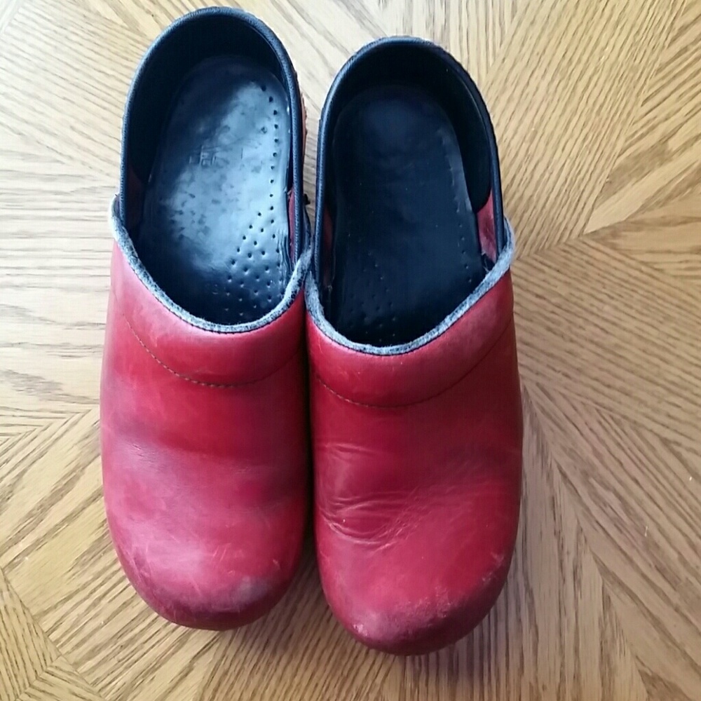 Dansko Red Professional Clogs