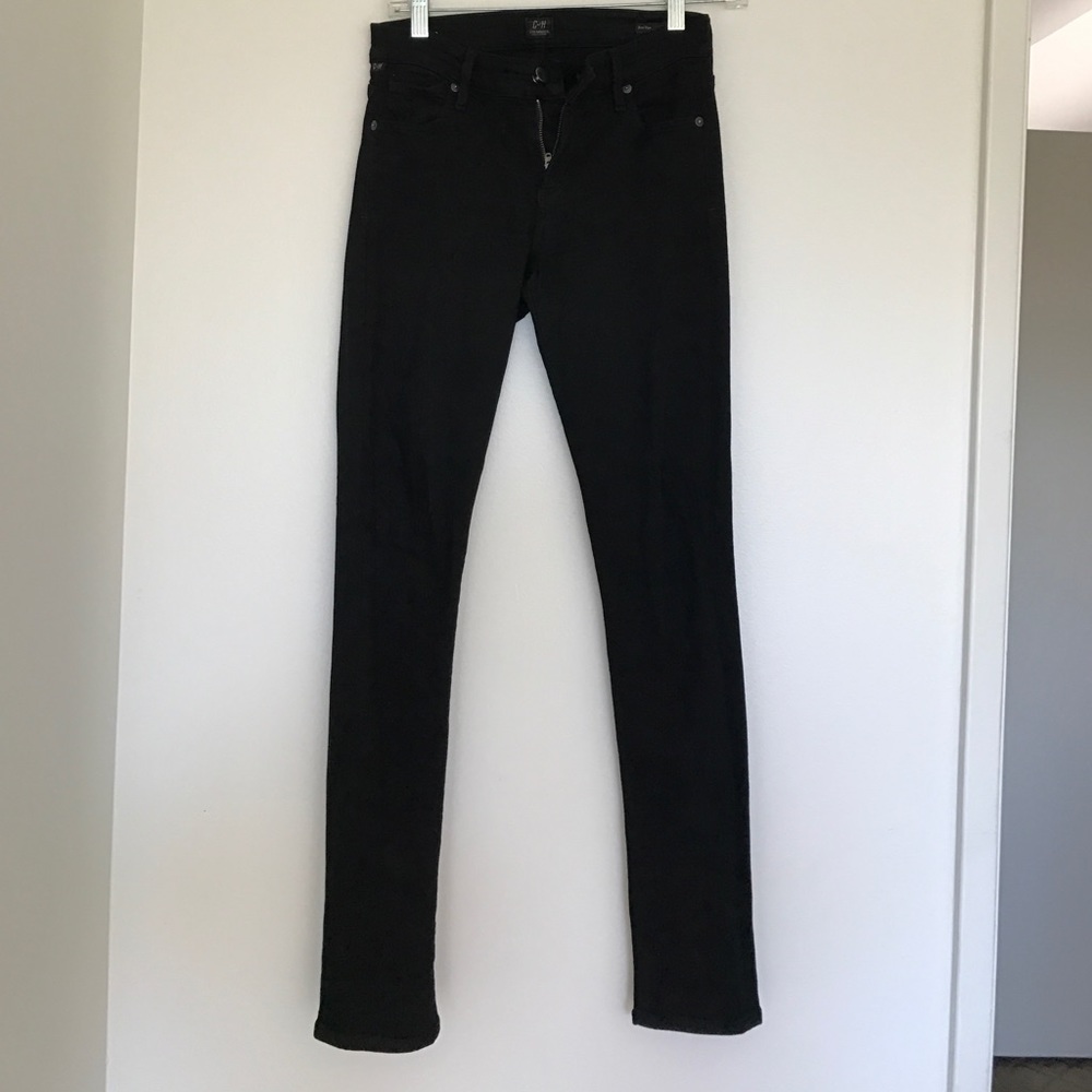 Citizens of Humanity Black Avedon Stick Skinny Leg