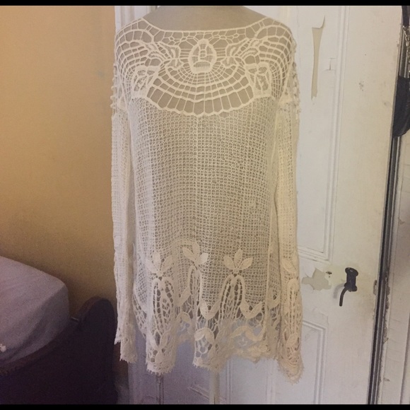 Forever 21 Tops - Crochet Shirt