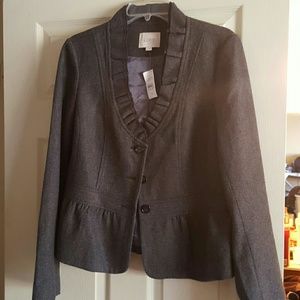 Gray Loft Peplum jacket