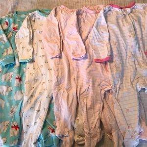 5 sets of onesie pajamas