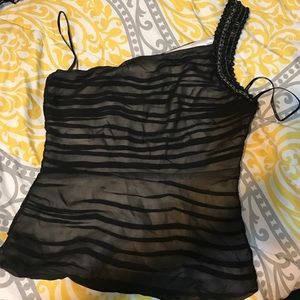 One shoulder Bebe Top