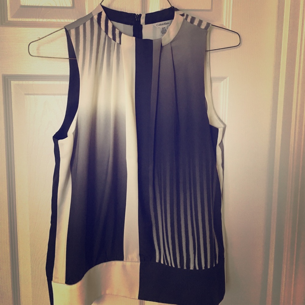Calvin Klein sleeveless blouse