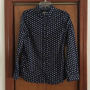 🍀 St. Patrick's Day Navy Oxford with Clovers ☘️