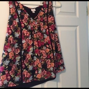 Floral tank top
