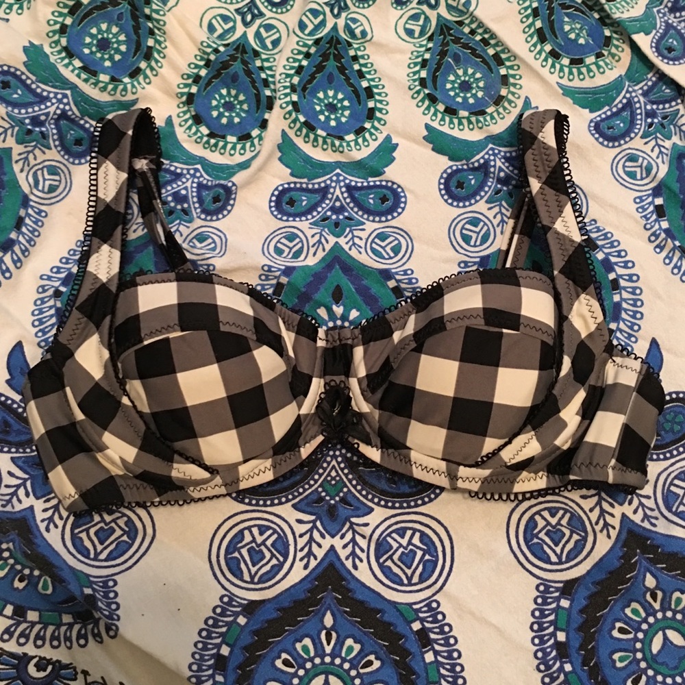 Betsey Johnson retro bikini top