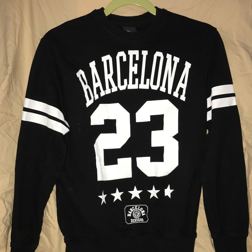 Cute Barcelona crew neck sweater