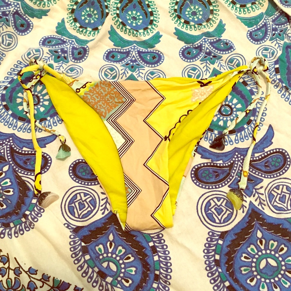 H&M printed bikini bottoms