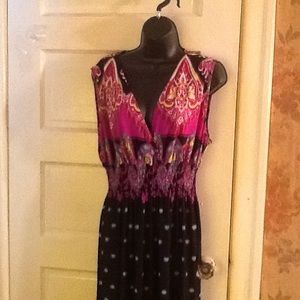 Paisley print sun dress