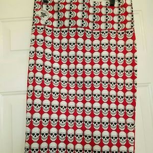 Custom made skull skirt