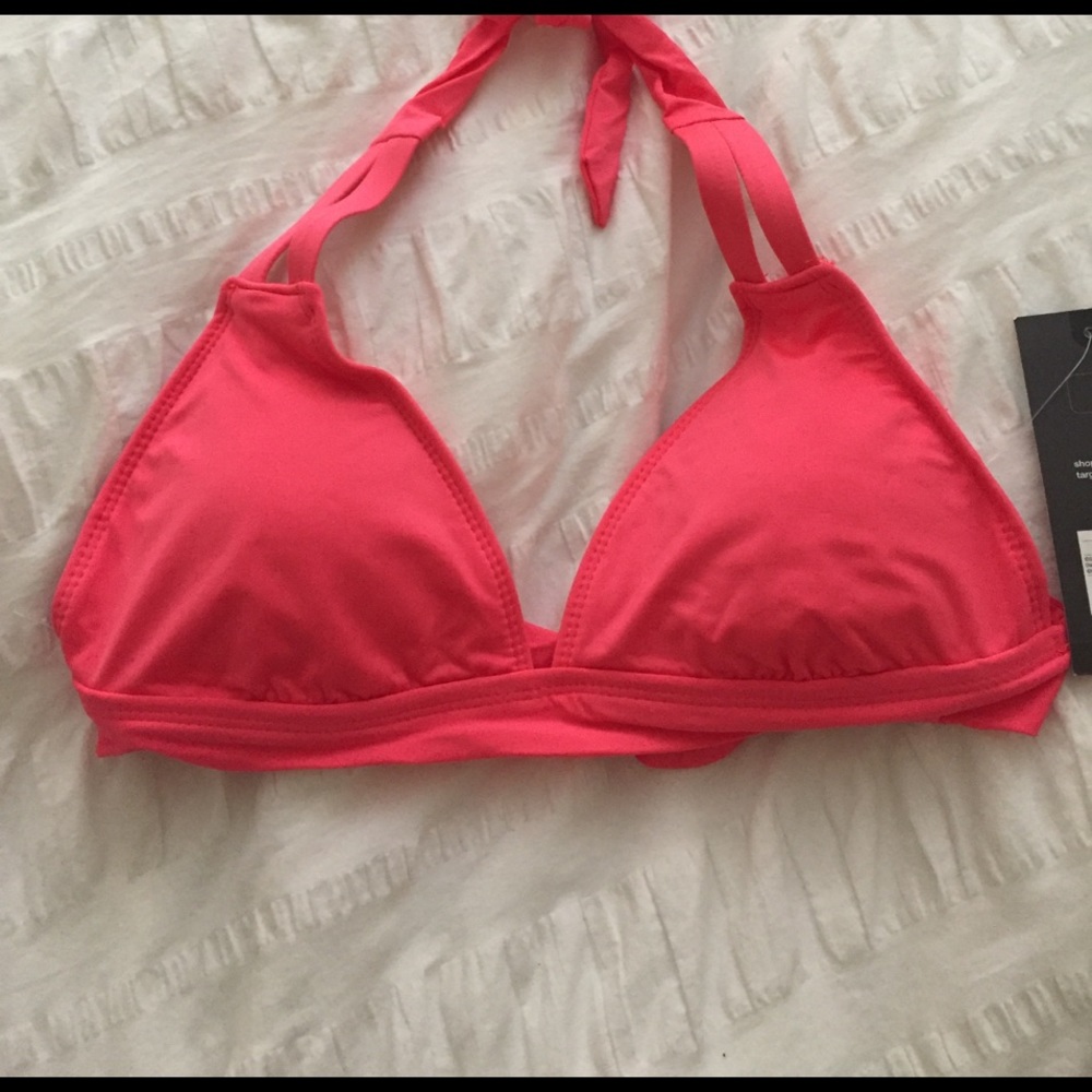 Pink never worn bikini top