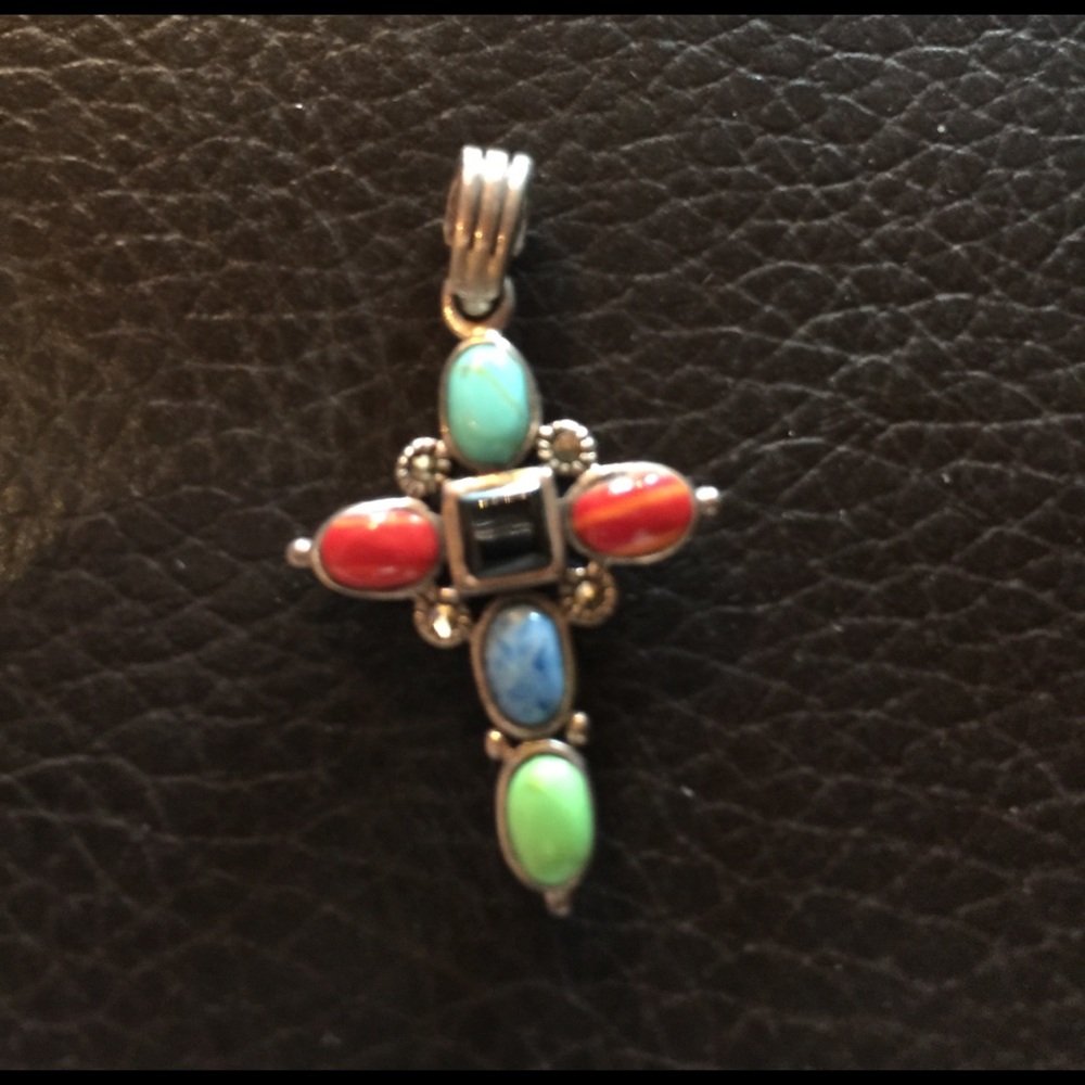 Reversible cross with silver
