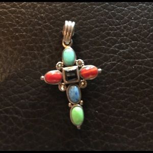 Reversible cross with silver