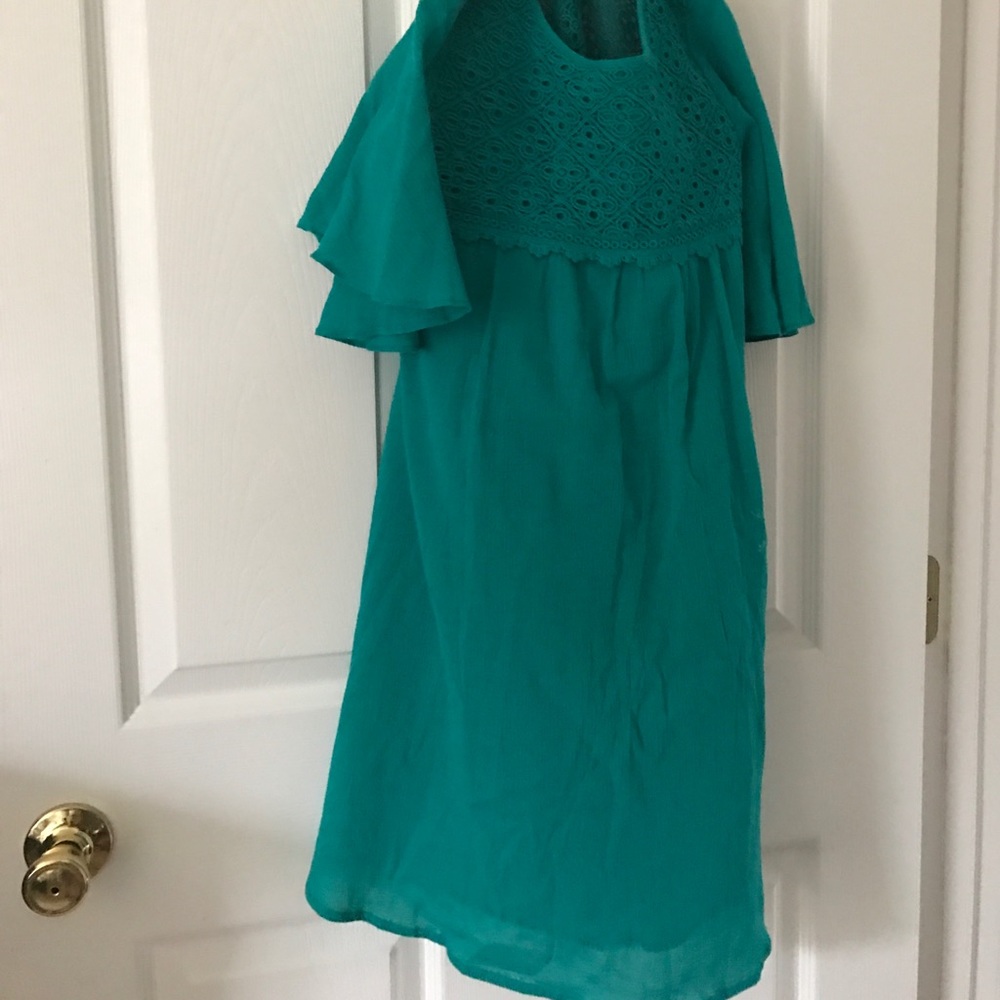 Greenish  dress any offer will be considered