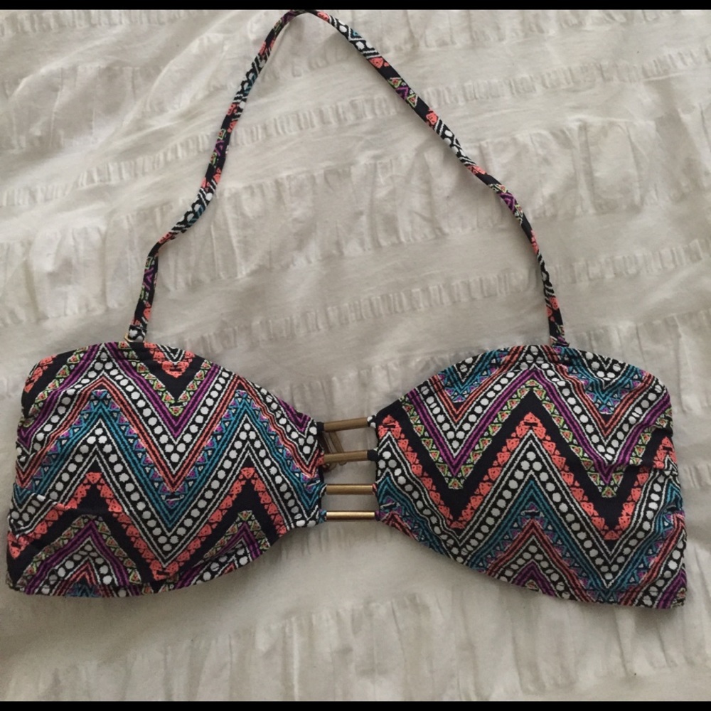 Tribal bathing suit top