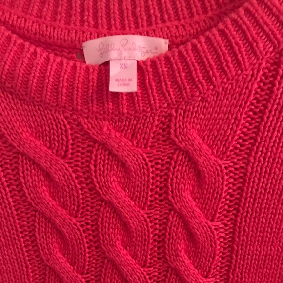 Lilly Pulitzer Pomegranate Seana Sweater XS - Picture 2 of 3