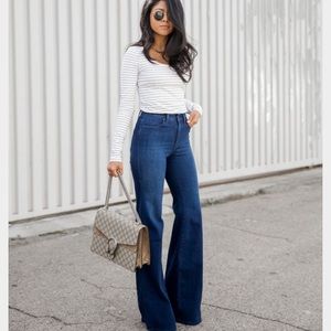 Old navy high waisted flare jeans