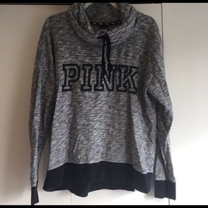 PINK Cowl Neck Pull-Over
