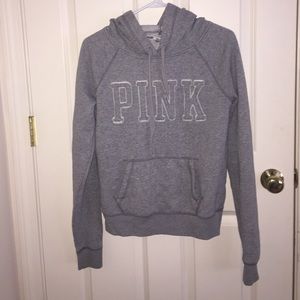 pink victoria secret hoddie