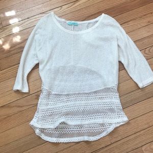 White sweater