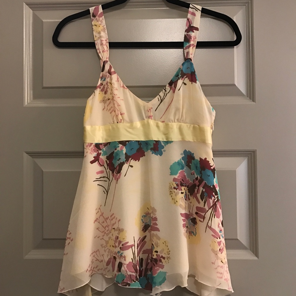 Fun floral flowey tank