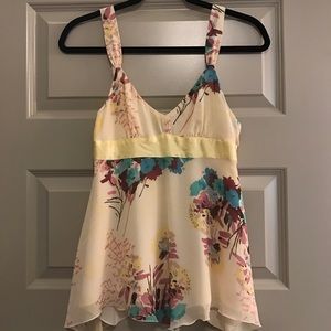 Fun floral flowey tank