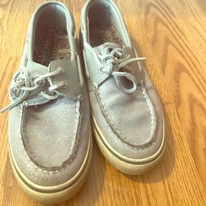 Size 7 Glittery Sperry Shoe