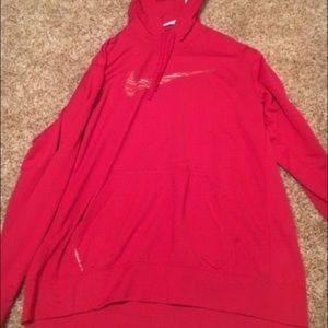 Red Nike Therma-Fit sweater