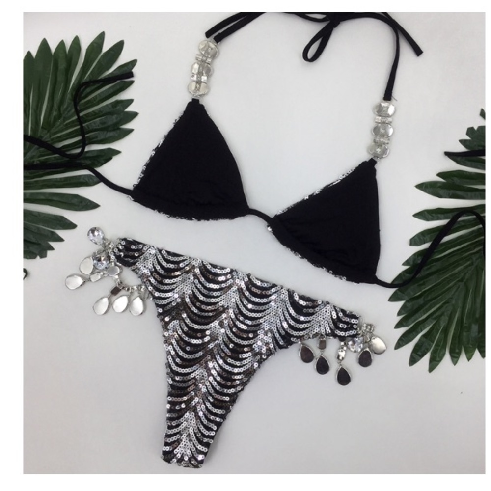 NEW! Sequin and Crystal Bikini - Picture 3 of 8
