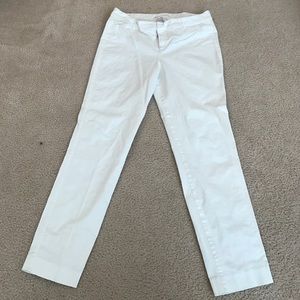 White old navy pixie chinos