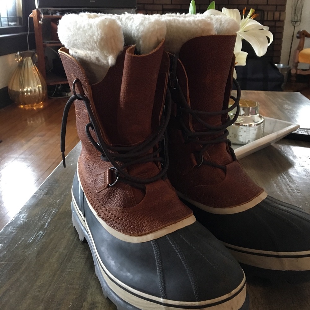 Men's Sorel Caribou wool boot
