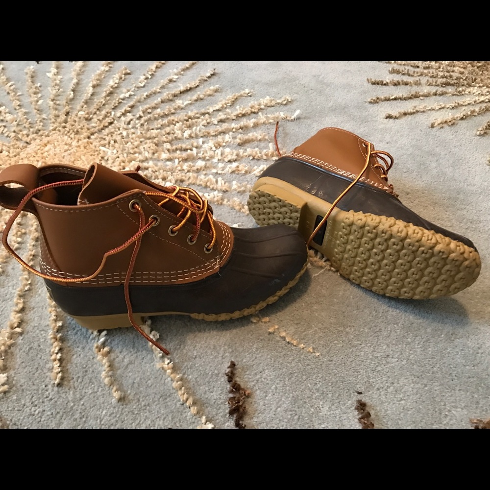 6" Bean Boots- Brand new, never worn