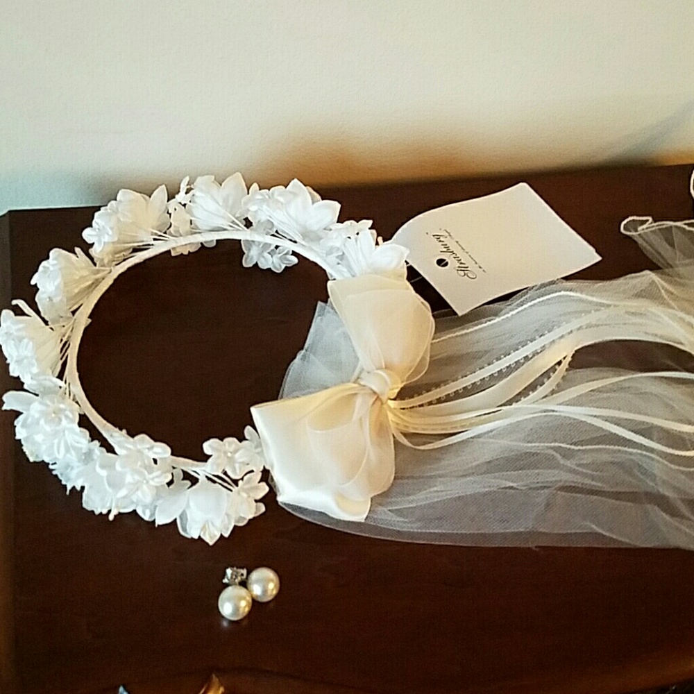 Strasburg Cream Childs Veil