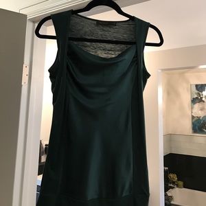 Emerald green dress sleeveless top