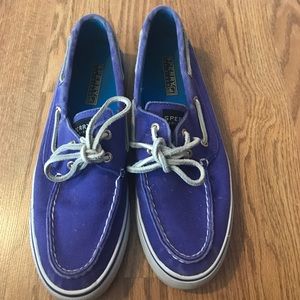 Purple Size 7 Sperry Top Sider Boat Shoes