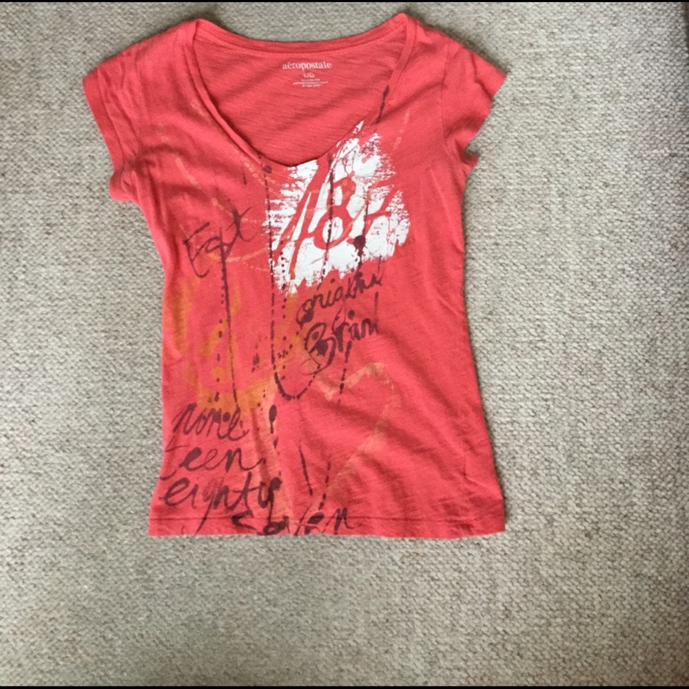 Orange Patterned Shirt