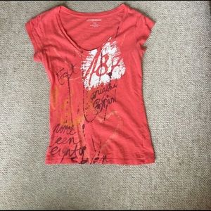 Orange Patterned Shirt