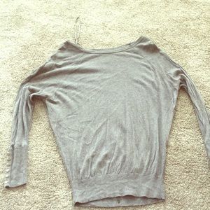 Boutique sweater with button detail