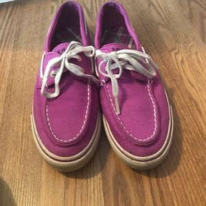Plum Size 7 Sperry Topsider Shoes