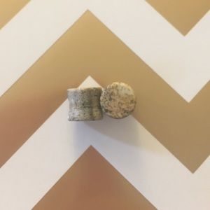 Size 0 gauge jasper stone plugs