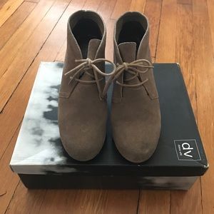 DV by Dolce Vita Suede Wedge Booties