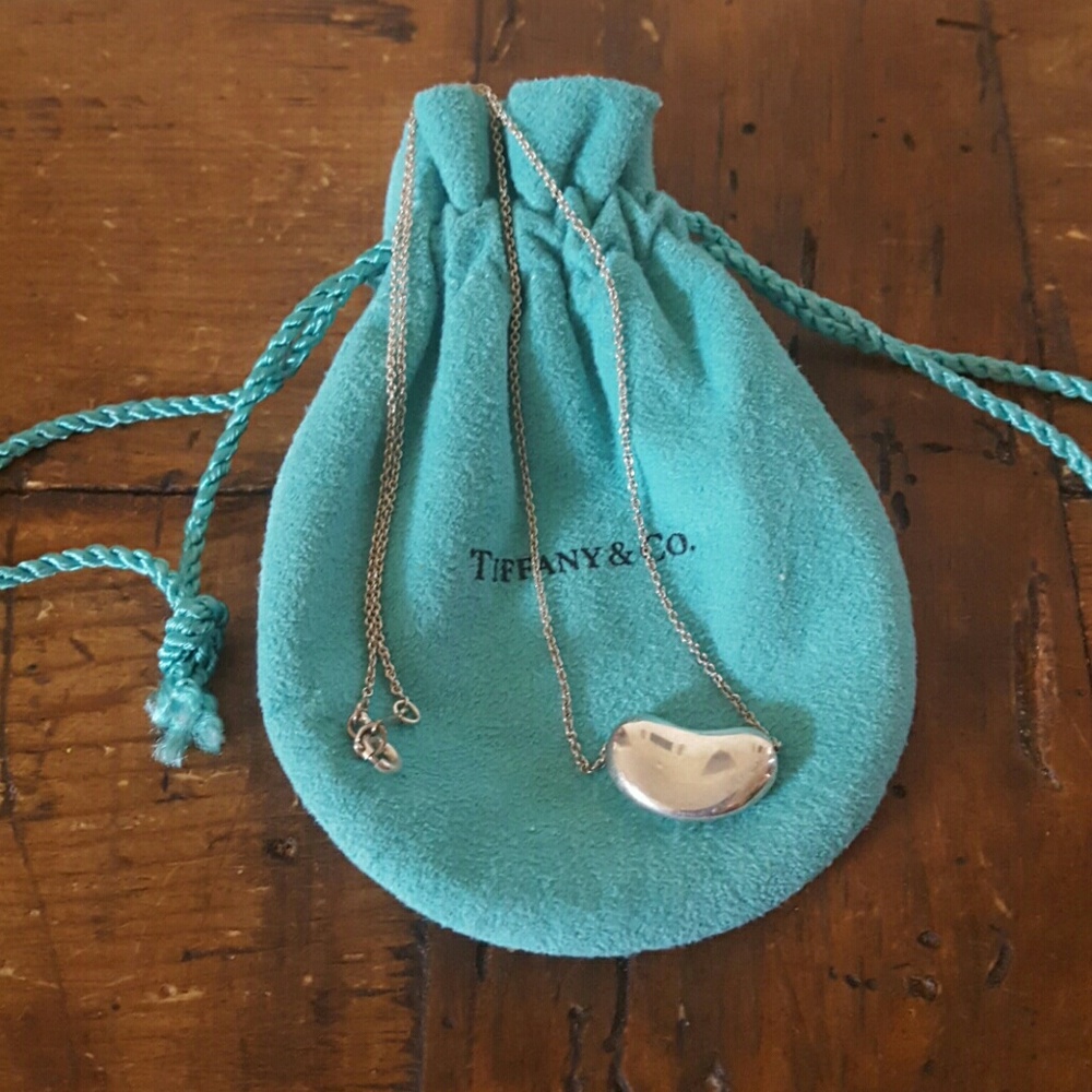 Authentic Tiffany's Bean Necklace