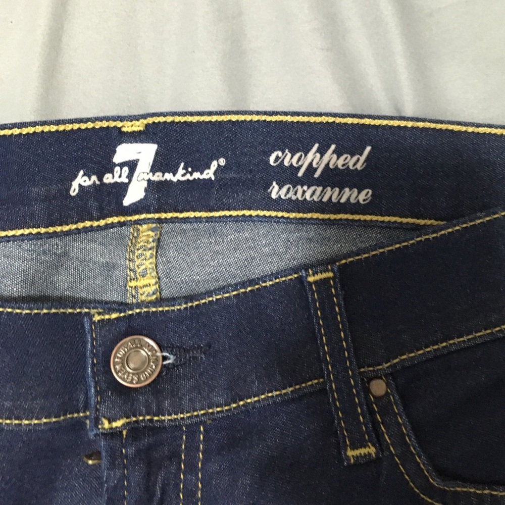 7 for all man kind skinny jeans - Picture 2 of 3